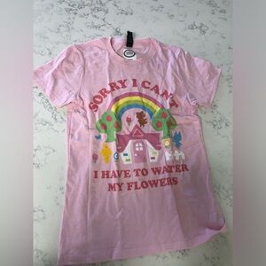 Animal Crossing Pink Nintendo Graphic T Shirt Size Small